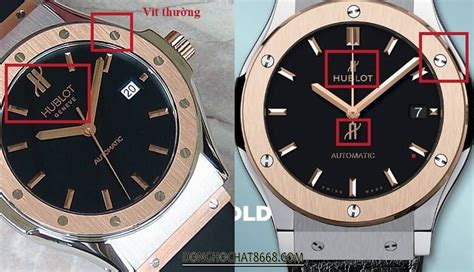 phan biet dong ho hublot that va gia|cách phân biệt đồng hồ.